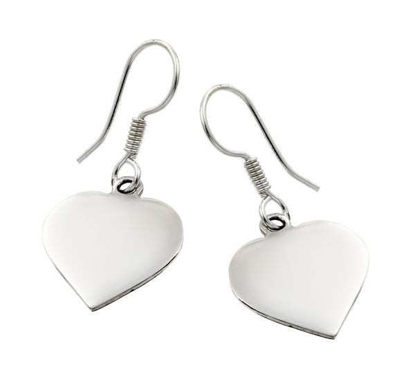 Sterling Silver Heart Earrings