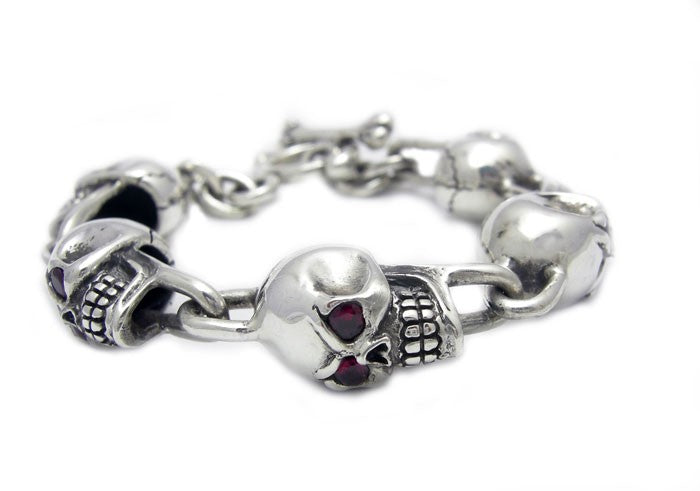 Red Eye Skull Bracelet