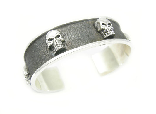 Sleek Skull Cuff