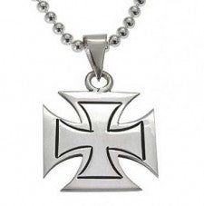 Sterling Silver Maltese Cross Pendant