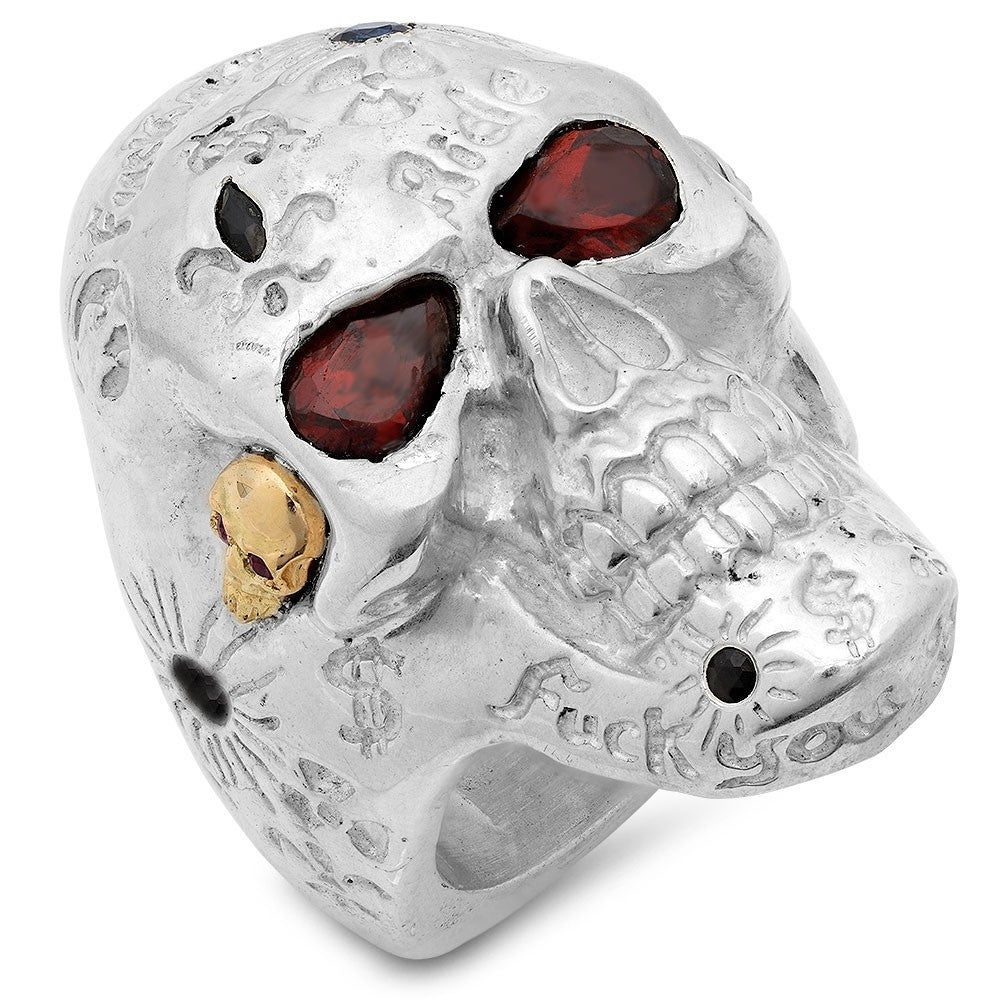 El Jefe Skull Ring
