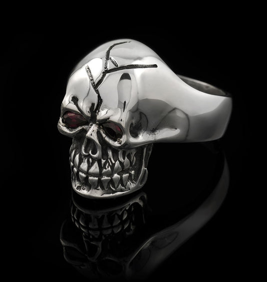 Red Eye Skull Ring