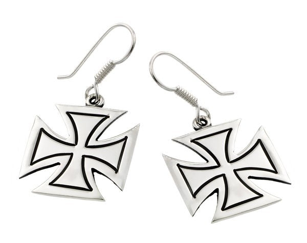 Maltese Cross Earrings