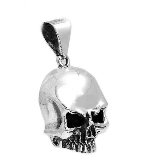 Large Jawless Skull Pendant