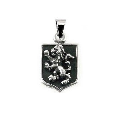 Distinguised Lion Shield Pendant